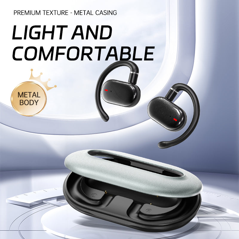 GX23 Bluetooth Headphones LED Battery Indicator Headphones Digital Display Sports Headphones