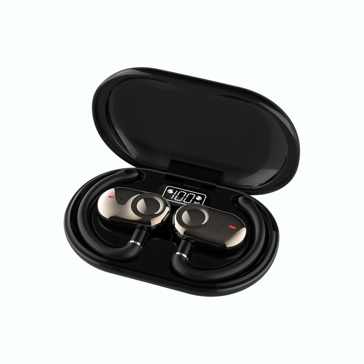 GX18 AI Translation Headphones Hi-Fi Stereo Headphones Digital Display Sports Headphones