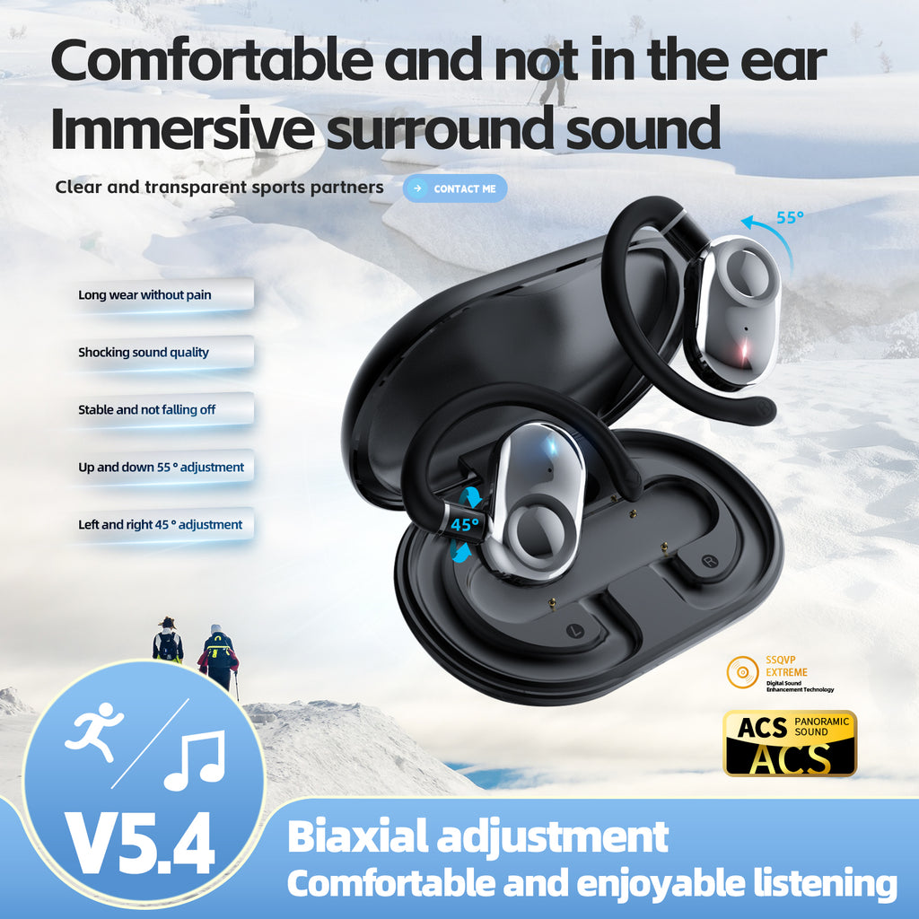 GX18 AI Translation Headphones Hi-Fi Stereo Headphones 144 Languages Smar Voice