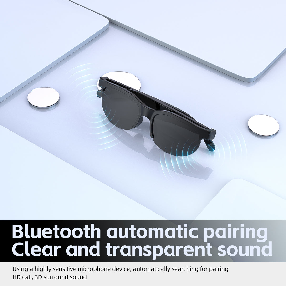 GX88pro Bluetooth Glasses ,and Voice Assistant Bluetooth Headphones
