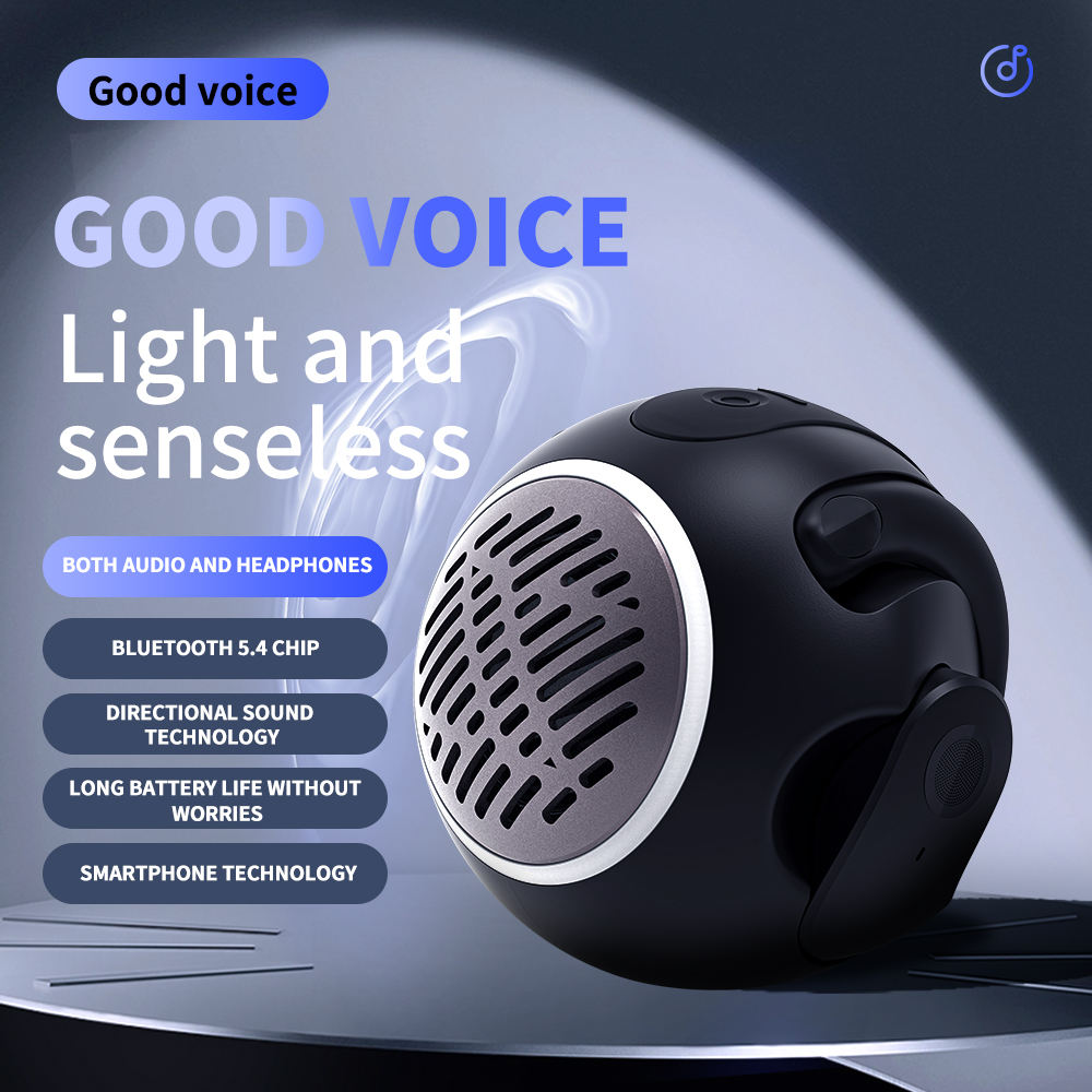 JM13PRO 2-in-1 True Wireless Speaker Bluetooth Headphones Heavy Bass Ambient Light