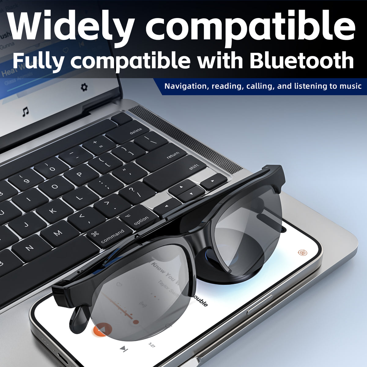 GX88pro Bluetooth Glasses ,and Voice Assistant Bluetooth Headphones