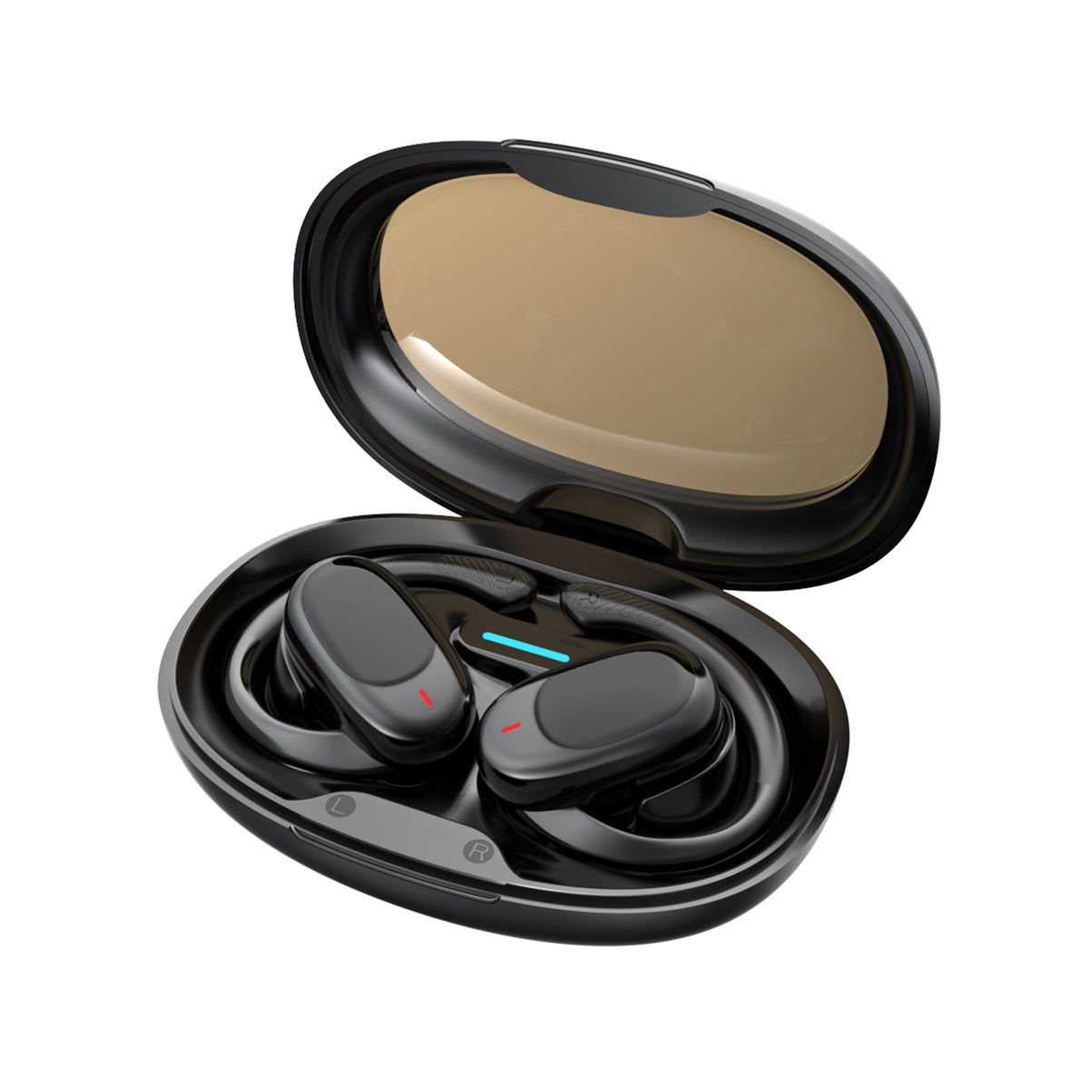 JM05 Bluetooth Headphones Real-Time Online Voice translator, Supports 114 Languages, LED Battery Indicator