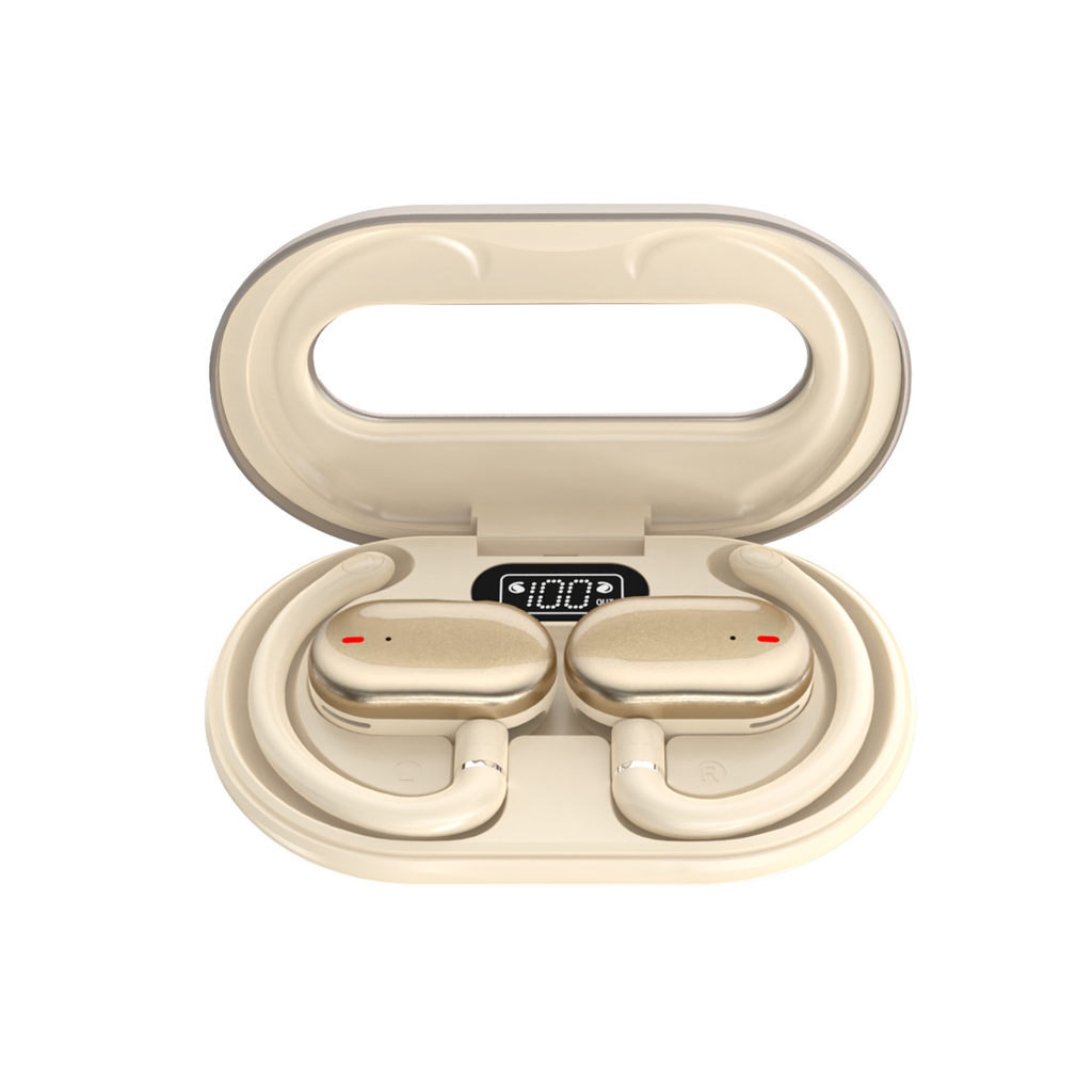 GX23 Bluetooth Headphones LED Battery Indicator Headphones Digital Display Sports Headphones