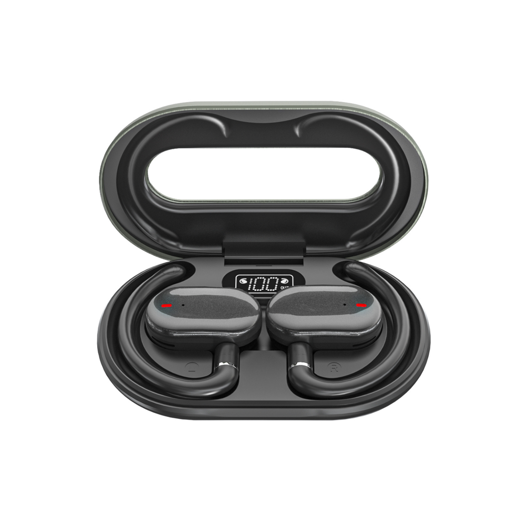 GX23 Bluetooth Headphones LED Battery Indicator Headphones Digital Display Sports Headphones